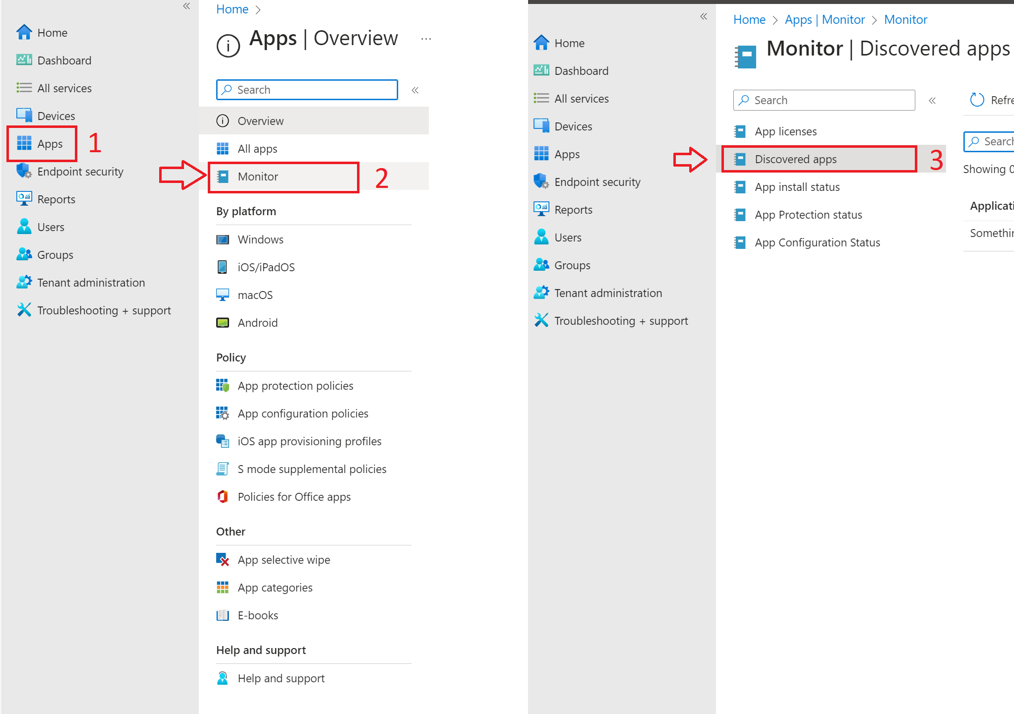 Intune Discovered apps 