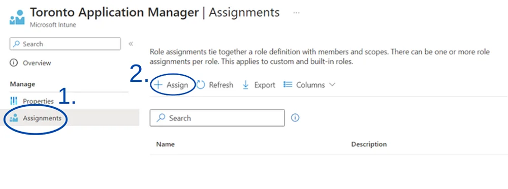Assign your RBAC role