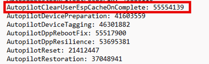 Clear User ESP Cache On Complete